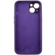 Чохол Silicone Case Full Camera Protective (AA) NO LOGO для Apple iPhone 14 (6.1") Фіолетовий / Elderberry