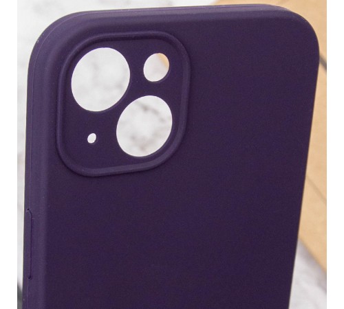 Чохол Silicone Case Full Camera Protective (AA) NO LOGO для Apple iPhone 14 (6.1") Фіолетовий / Elderberry