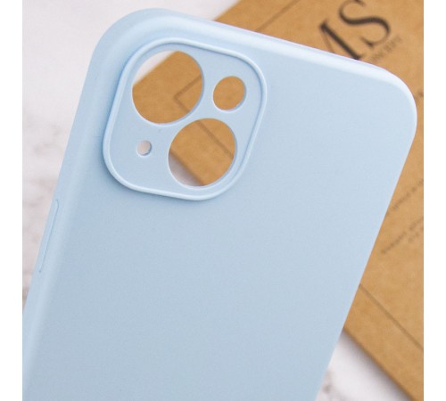 Чохол Silicone Case Full Camera Protective (AA) NO LOGO для Apple iPhone 14 (6.1") Блакитний / Sweet Blue