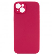 Чохол Silicone Case Full Camera Protective (AA) NO LOGO для Apple iPhone 14 (6.1") Червоний / Rose Red