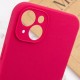 Чохол Silicone Case Full Camera Protective (AA) NO LOGO для Apple iPhone 14 (6.1") Червоний / Rose Red