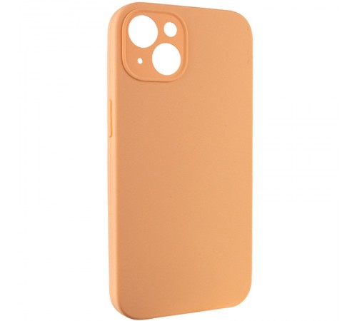 Чохол Silicone Case Full Camera Protective (AA) NO LOGO для Apple iPhone 14 (6.1") Помаранчевий / Cantaloupe