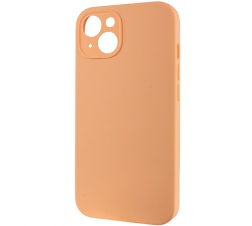 Чохол Silicone Case Full Camera Protective (AA) NO LOGO для Apple iPhone 14 (6.1") Помаранчевий / Cantaloupe