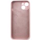 Чохол Silicone Case Full Camera Protective (AA) NO LOGO для Apple iPhone 14 (6.1") Рожевий / Chalk Pink