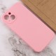 Чохол Silicone Case Full Camera Protective (AA) NO LOGO для Apple iPhone 14 (6.1") Рожевий / Light pink