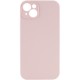 Чохол Silicone Case Full Camera Protective (AA) NO LOGO для Apple iPhone 14 (6.1") Рожевий / Pink Sand