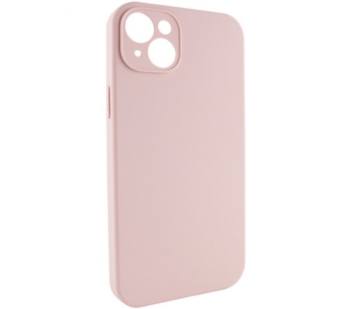 Чохол Silicone Case Full Camera Protective (AA) NO LOGO для Apple iPhone 14 (6.1") Рожевий / Pink Sand