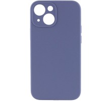 Чохол Silicone Case Full Camera Protective (AA) NO LOGO для Apple iPhone 14 (6.1") Сірий / Lavender Gray