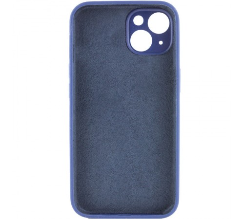 Чохол Silicone Case Full Camera Protective (AA) NO LOGO для Apple iPhone 14 (6.1") Синій / Deep navy