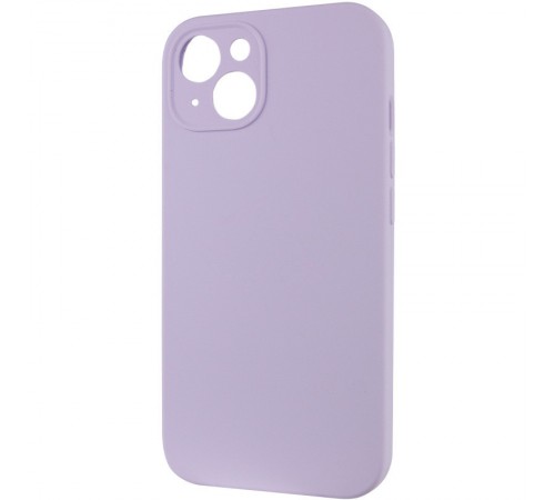 Чохол Silicone Case Full Camera Protective (AA) NO LOGO для Apple iPhone 14 (6.1") Бузковий / Lilac