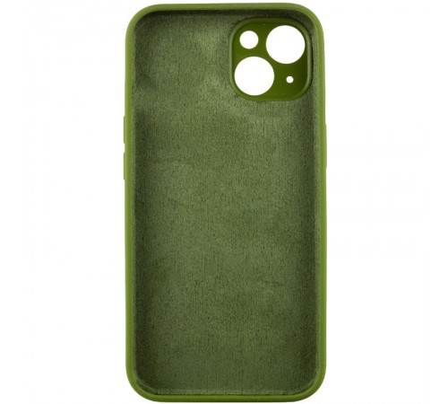 Чохол Silicone Case Full Camera Protective (AA) NO LOGO для Apple iPhone 14 (6.1") Зелений / Dark Olive Чохол Silicone Case Full Camera Protective (AA) NO LOGO для Apple iPhone 14 (6.1") Зелений / Dark Olive