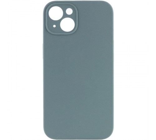 Чохол Silicone Case Full Camera Protective (AA) NO LOGO для Apple iPhone 14 (6.1") Зелений / Pine green