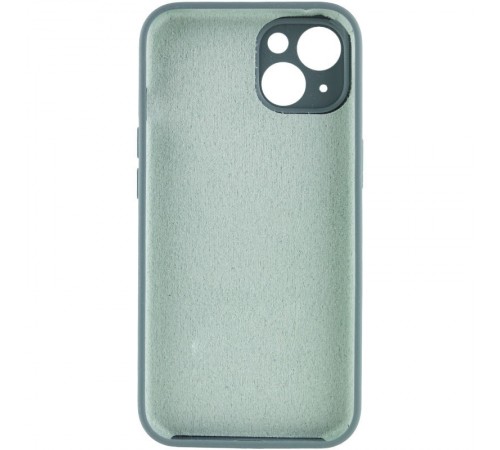Чохол Silicone Case Full Camera Protective (AA) NO LOGO для Apple iPhone 14 (6.1") Зелений / Pine green