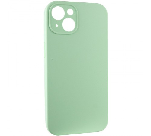 Чохол Silicone Case Full Camera Protective (AA) NO LOGO для Apple iPhone 14 (6.1") Зелений / Pistachio