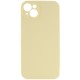 Чохол Silicone Case Full Camera Protective (AA) NO LOGO для Apple iPhone 14 (6.1") Жовтий / Mellow Yellow