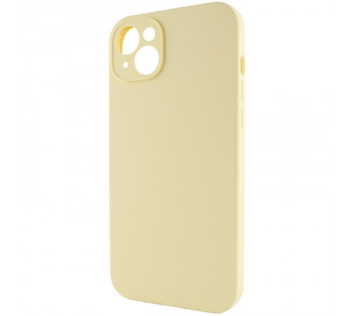 Чохол Silicone Case Full Camera Protective (AA) NO LOGO для Apple iPhone 14 (6.1") Жовтий / Mellow Yellow