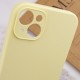 Чохол Silicone Case Full Camera Protective (AA) NO LOGO для Apple iPhone 14 (6.1") Жовтий / Mellow Yellow
