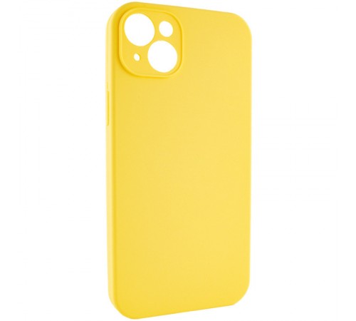 Чохол Silicone Case Full Camera Protective (AA) NO LOGO для Apple iPhone 14 (6.1") Жовтий / Yellow