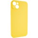 Чохол Silicone Case Full Camera Protective (AA) NO LOGO для Apple iPhone 14 (6.1") Жовтий / Yellow