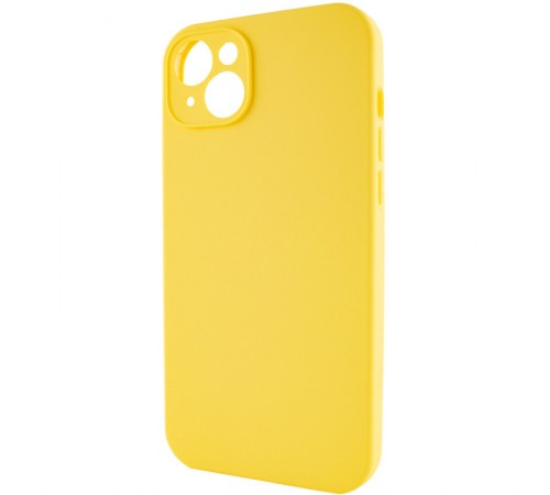 Чохол Silicone Case Full Camera Protective (AA) NO LOGO для Apple iPhone 14 (6.1") Жовтий / Yellow