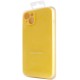 Чохол Silicone Case Full Camera Protective (AA) NO LOGO для Apple iPhone 14 (6.1") Жовтий / Yellow