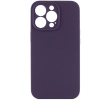 Чохол Silicone Case Full Camera Protective (AA) NO LOGO для Apple iPhone 14 Pro (6.1") Фіолетовий / Elderberry
