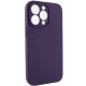 Чохол Silicone Case Full Camera Protective (AA) NO LOGO для Apple iPhone 14 Pro (6.1") Фіолетовий / Elderberry