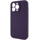Чохол Silicone Case Full Camera Protective (AA) NO LOGO для Apple iPhone 14 Pro (6.1") Фіолетовий / Elderberry