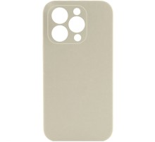 Чохол Silicone Case Full Camera Protective (AA) NO LOGO для Apple iPhone 14 Pro (6.1") Бежевий / Antique White