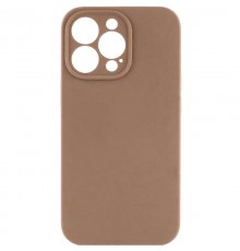 Чохол Silicone Case Full Camera Protective (AA) NO LOGO для Apple iPhone 14 Pro (6.1") Бежевий / Desert Gold