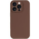 Чохол Silk Full Camera Protective (AA) NO LOGO для Apple iPhone 14 Pro (6.1") Коричневий / Brown