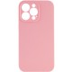 Чохол Silicone Case Full Camera Protective (AA) NO LOGO для Apple iPhone 14 Pro (6.1") Рожевий / Light pink