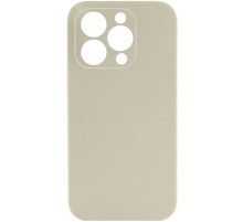 Чохол Silicone Case Full Camera Protective (AA) NO LOGO для Apple iPhone 14 Pro Max (6.7") Бежевий / Antique White