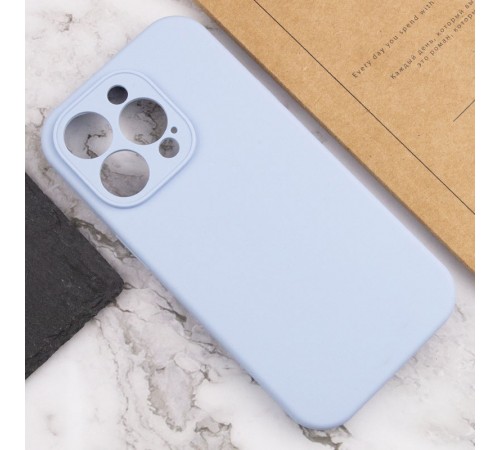 Чохол Silicone Case Full Camera Protective (AA) NO LOGO для Apple iPhone 14 Pro Max (6.7") Блакитний / Lilac Blue Чохол Silicone Case Full Camera Protective (AA) NO LOGO для Apple iPhone 14 Pro Max (6.7") Блакитний / Lilac Blue