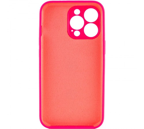 Чохол Silicone Case Full Camera Protective (AA) NO LOGO для Apple iPhone 14 Pro Max (6.7") Рожевий / Barbie pink Чохол Silicone Case Full Camera Protective (AA) NO LOGO для Apple iPhone 14 Pro Max (6.7") Рожевий / Barbie pink