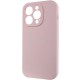Чохол Silicone Case Full Camera Protective (AA) NO LOGO для Apple iPhone 14 Pro Max (6.7") Рожевий / Chalk Pink
