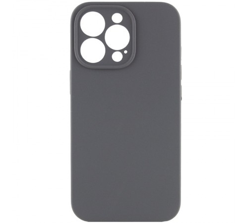 Чохол Silicone Case Full Camera Protective (AA) NO LOGO для Apple iPhone 14 Pro Max (6.7") Сірий / Dark Gray Чохол Silicone Case Full Camera Protective (AA) NO LOGO для Apple iPhone 14 Pro Max (6.7") Сірий / Dark Gray