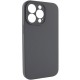 Чохол Silicone Case Full Camera Protective (AA) NO LOGO для Apple iPhone 14 Pro Max (6.7") Сірий / Dark Gray