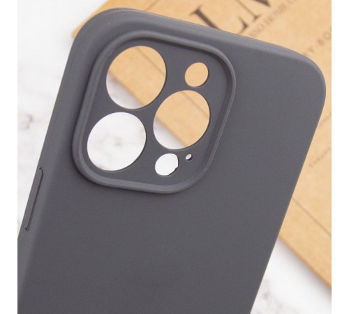 Чохол Silicone Case Full Camera Protective (AA) NO LOGO для Apple iPhone 14 Pro Max (6.7") Сірий / Dark Gray Чохол Silicone Case Full Camera Protective (AA) NO LOGO для Apple iPhone 14 Pro Max (6.7") Сірий / Dark Gray