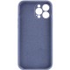 Чохол Silicone Case Full Camera Protective (AA) NO LOGO для Apple iPhone 14 Pro Max (6.7") Сірий / Lavender Gray