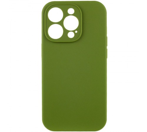 Чохол Silicone Case Full Camera Protective (AA) NO LOGO для Apple iPhone 14 Pro Max (6.7") Зелений / Dark Olive Чохол Silicone Case Full Camera Protective (AA) NO LOGO для Apple iPhone 14 Pro Max (6.7") Зелений / Dark Olive