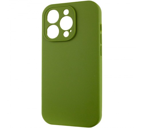 Чохол Silicone Case Full Camera Protective (AA) NO LOGO для Apple iPhone 14 Pro Max (6.7") Зелений / Dark Olive Чохол Silicone Case Full Camera Protective (AA) NO LOGO для Apple iPhone 14 Pro Max (6.7") Зелений / Dark Olive