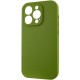 Чохол Silicone Case Full Camera Protective (AA) NO LOGO для Apple iPhone 14 Pro Max (6.7") Зелений / Dark Olive