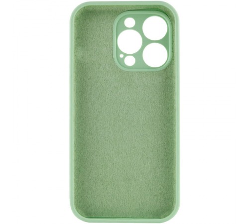 Чохол Silicone Case Full Camera Protective (AA) NO LOGO для Apple iPhone 14 Pro Max (6.7") Зелений / Pistachio Чохол Silicone Case Full Camera Protective (AA) NO LOGO для Apple iPhone 14 Pro Max (6.7") Зелений / Pistachio