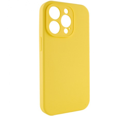 Чохол Silicone Case Full Camera Protective (AA) NO LOGO для Apple iPhone 14 Pro Max (6.7") Жовтий / Yellow Чохол Silicone Case Full Camera Protective (AA) NO LOGO для Apple iPhone 14 Pro Max (6.7") Жовтий / Yellow
