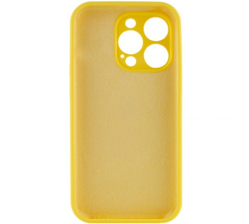 Чохол Silicone Case Full Camera Protective (AA) NO LOGO для Apple iPhone 14 Pro Max (6.7") Жовтий / Yellow Чохол Silicone Case Full Camera Protective (AA) NO LOGO для Apple iPhone 14 Pro Max (6.7") Жовтий / Yellow