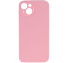 Чохол Silicone Case Full Camera Protective (AA) NO LOGO для Apple iPhone 15 (6.1") Рожевий / Light pink
