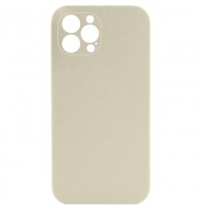 Чохол Silicone Case Full Camera Protective (AA) NO LOGO для Apple iPhone 15 (6.1") Бежевий / Antique White