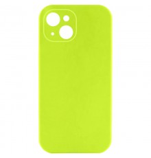 Чохол Silicone Case Full Camera Protective (AA) NO LOGO для Apple iPhone 15 (6.1") Кислотно-зелений / Acid Green
