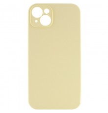 Чохол Silicone Case Full Camera Protective (AA) NO LOGO для Apple iPhone 15 (6.1") Жовтий / Mellow Yellow